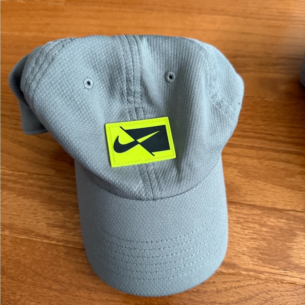 Nike Dri-FIT Gray Cap with White Logo